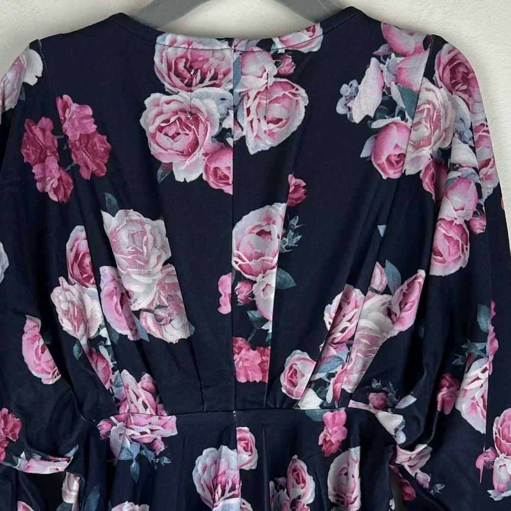 Joyfolie | Boho Bell Sleeves Rose Floral Kayla Top | Girls 2